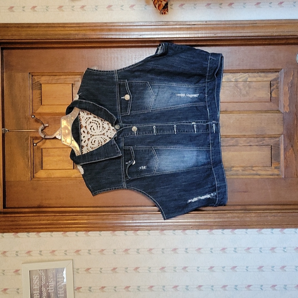 Women's Denim Vest